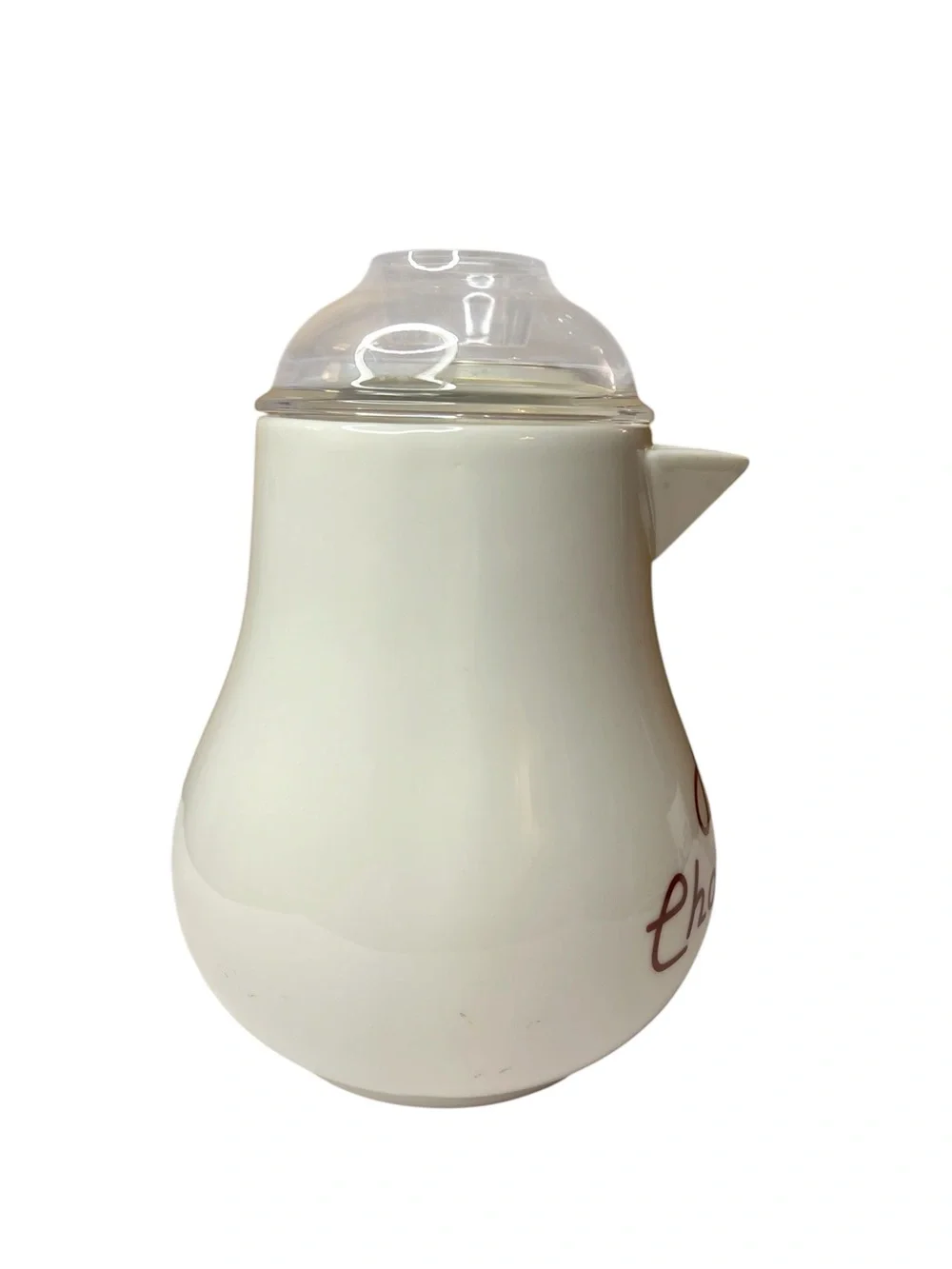 Williams Sonoma Hot Chocolate Maker Bonjour Ceramic Pot Pitcher Gourmet